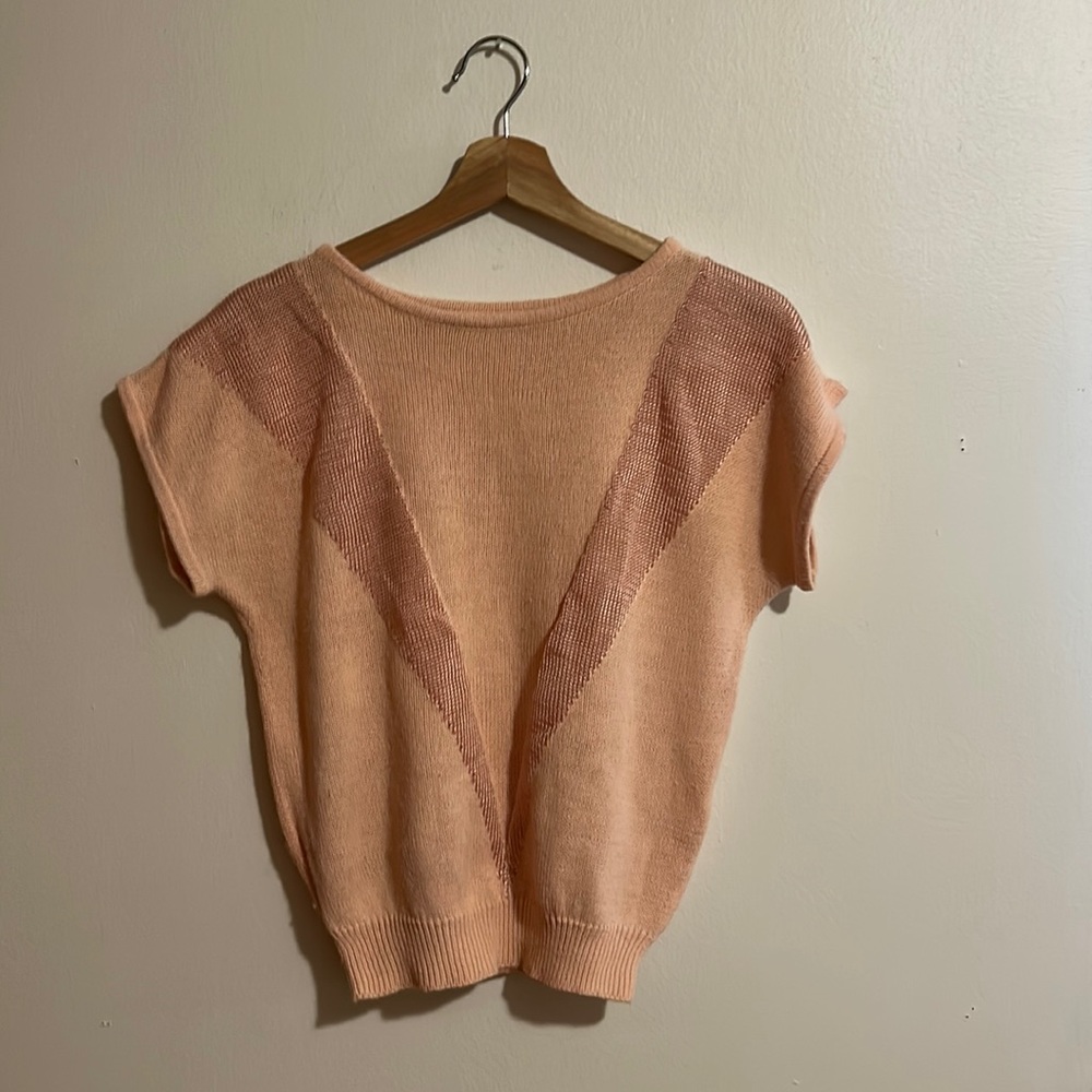 70s Pink/Peach Vest